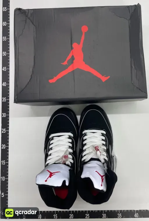 aj5-黑银油边