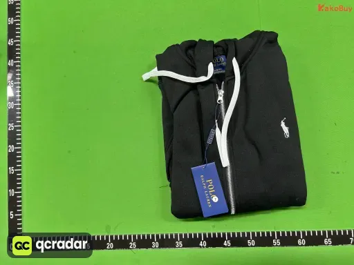 白绳铁拉链黑色白标