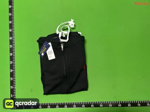 白绳拉链黑色红标