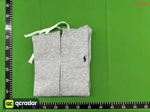 白绳拉链灰色黑标