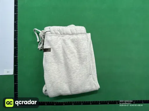速脚长裤浅麻灰