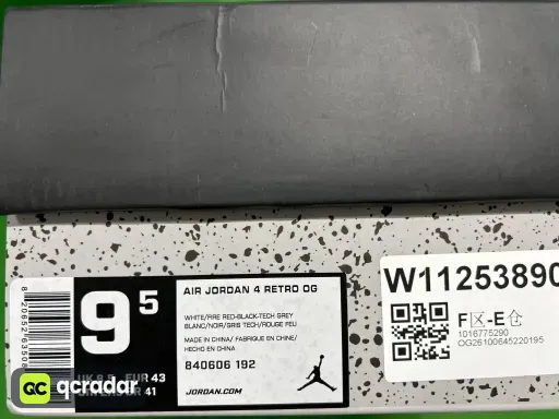 尺码:43