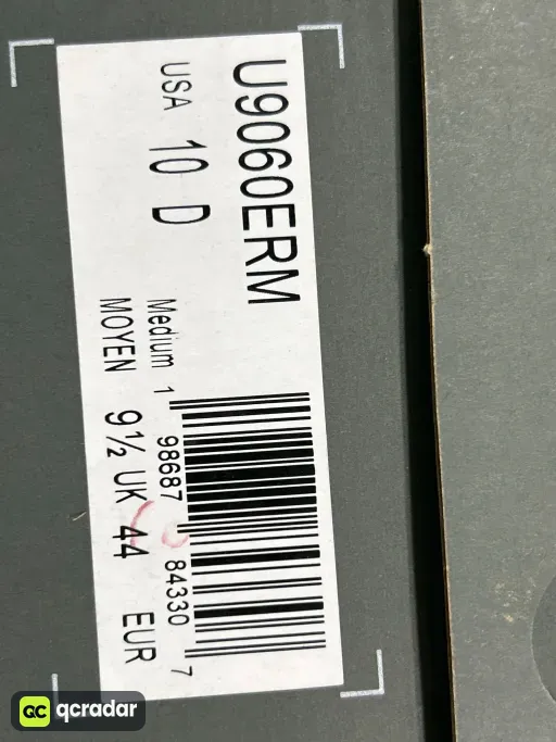 NB9060银灰U9060ERM