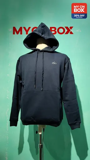 (3.0 Version) Navy Blue Hoodie Set (Leg Tights)