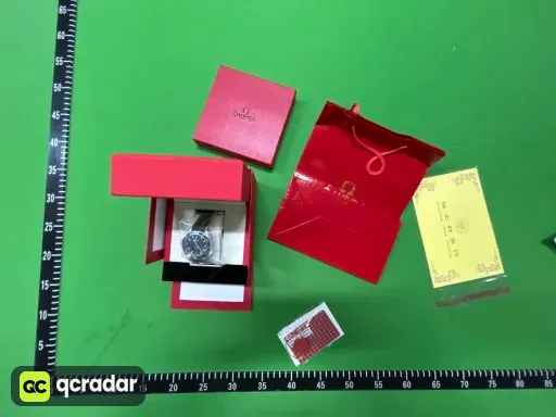 尺码:【黑橙圈口】银壳·黑盘黑编织带