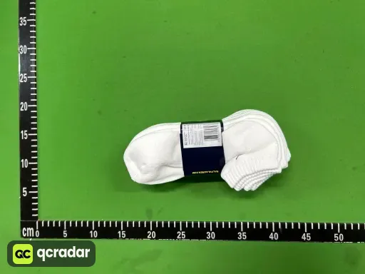 白色低筒6双装