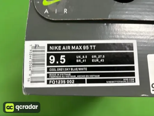 尺码:US9.5=UK8.5=EUR43=CM27.5
