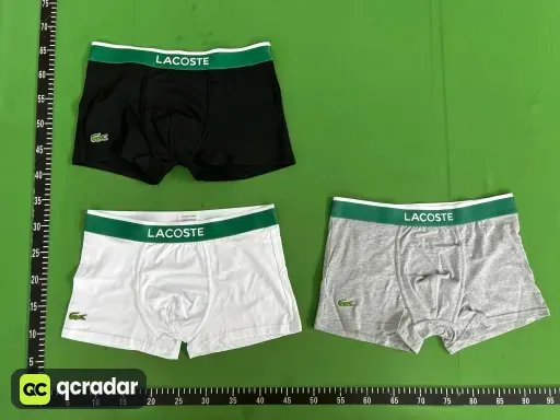 LACOSTE 白+黑+灰 礼盒装