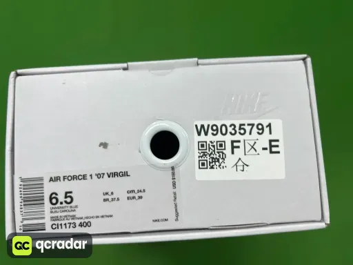 尺码:EUR39=US6.5