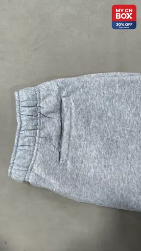 Square Frame Pants Gray
