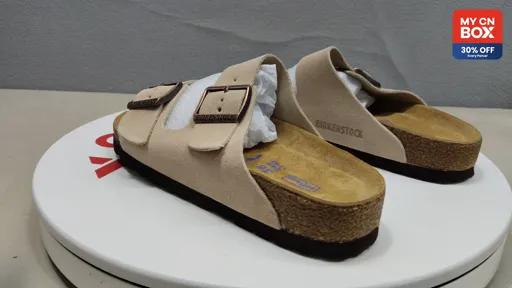 Two-Strap Sandals, Sand Color