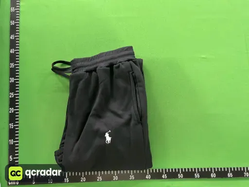 裤子黑色白标