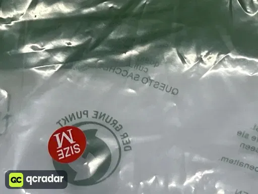 拉链白色黑标