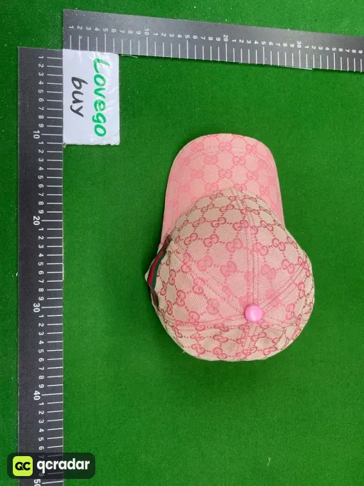 Small g leather top pink