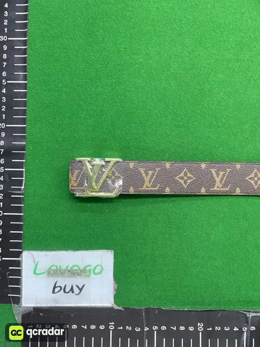 Coffee gold buckle