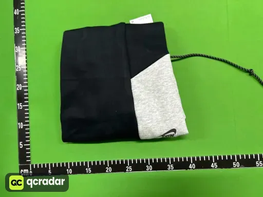 25黑灰拼裤子0959-011