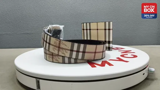 Burberry Belt and Wallet Gift Set