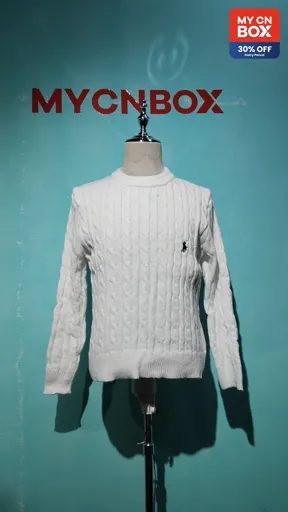 Apricot colored sweater