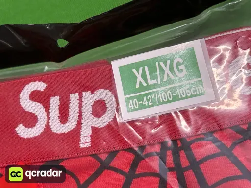 尺码:2条装 Spiderman蜘蛛侠 红色RED SIZE：XL