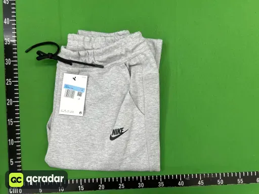 Gray and blue sweatpants